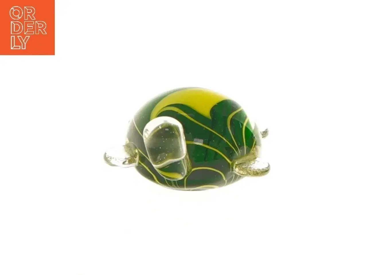 Billede 1 - Glasfigur skildpadde (str. Ø 7 cm)