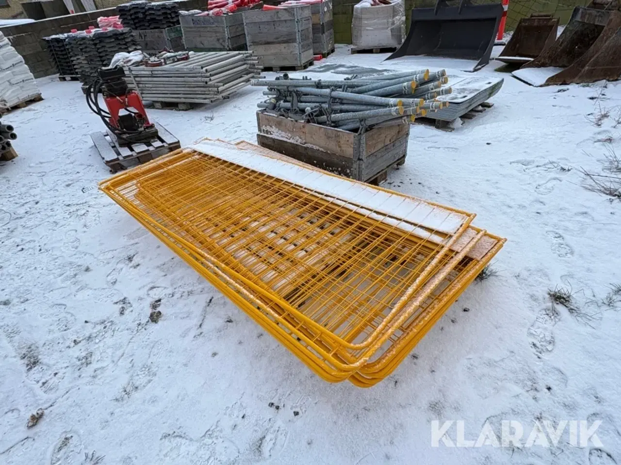 Billede 4 - Byggepladshegn med ben 14 fag