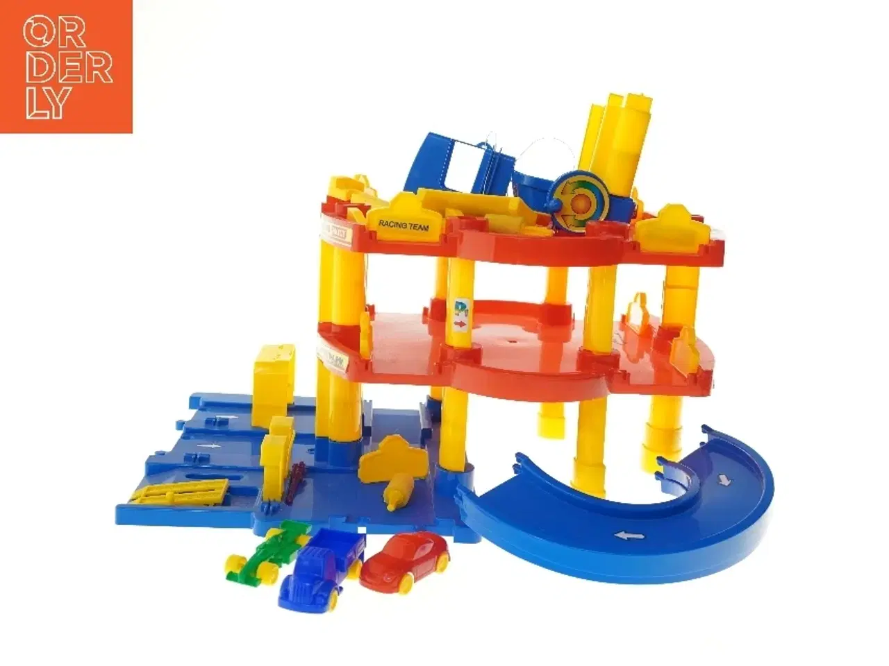 Billede 1 - Legetøj bilparkering med biler fra Polesie (str. 55x37 cm)