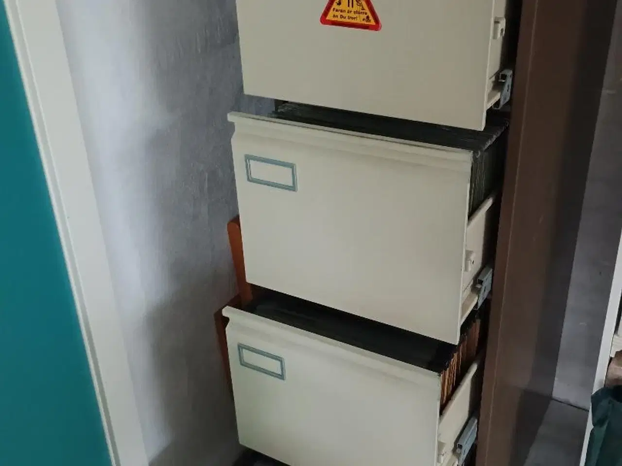 Billede 1 - Arkivskab i stål.