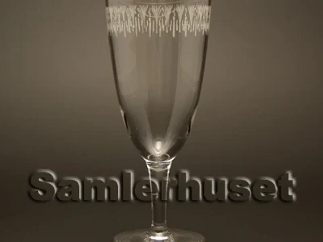 Billede 1 - Kongeå Portvinsglas. H:105 mm.