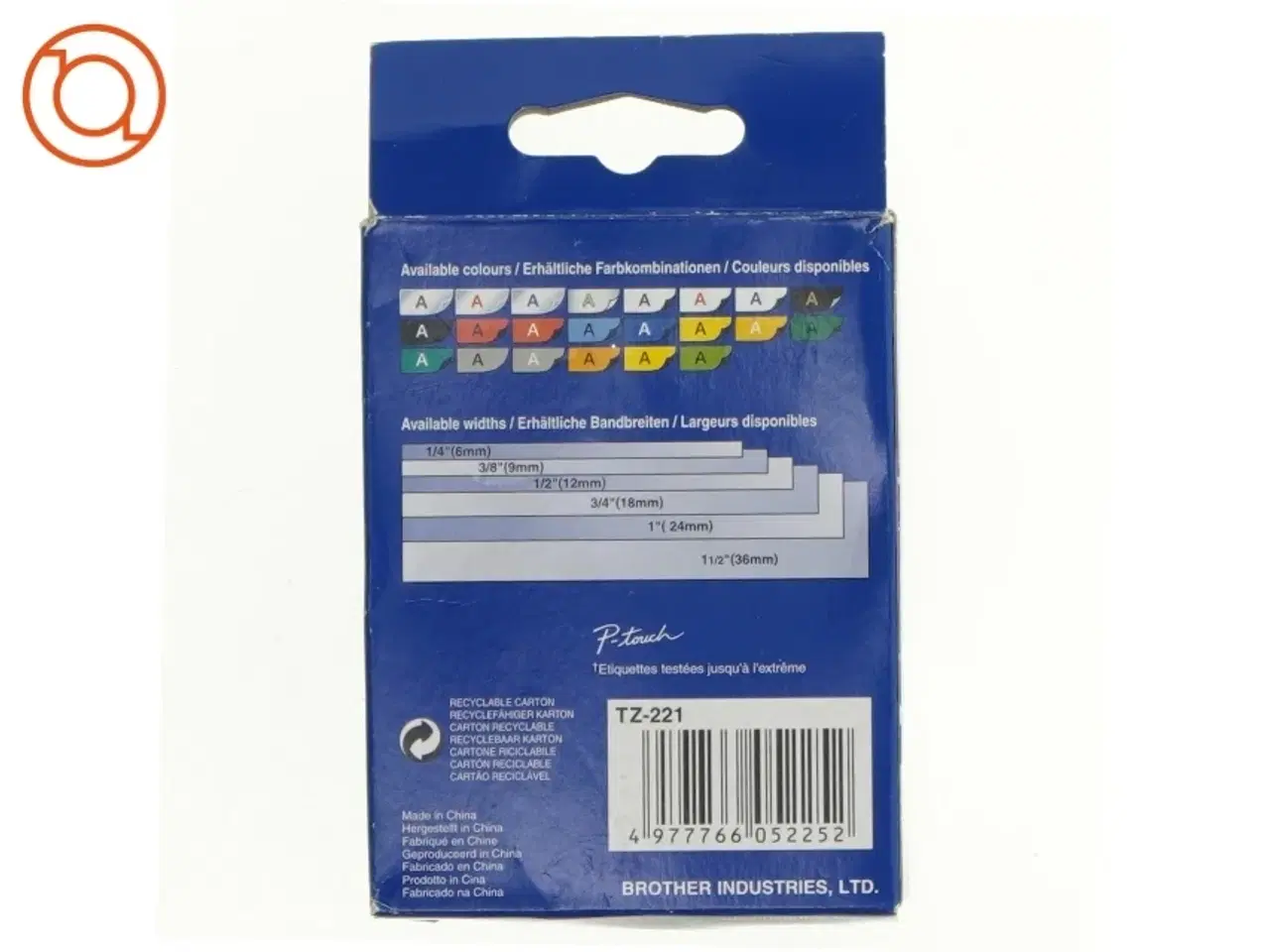 Billede 4 - Dymo label Laminated fra Brother (str. 12 x 7 cm)