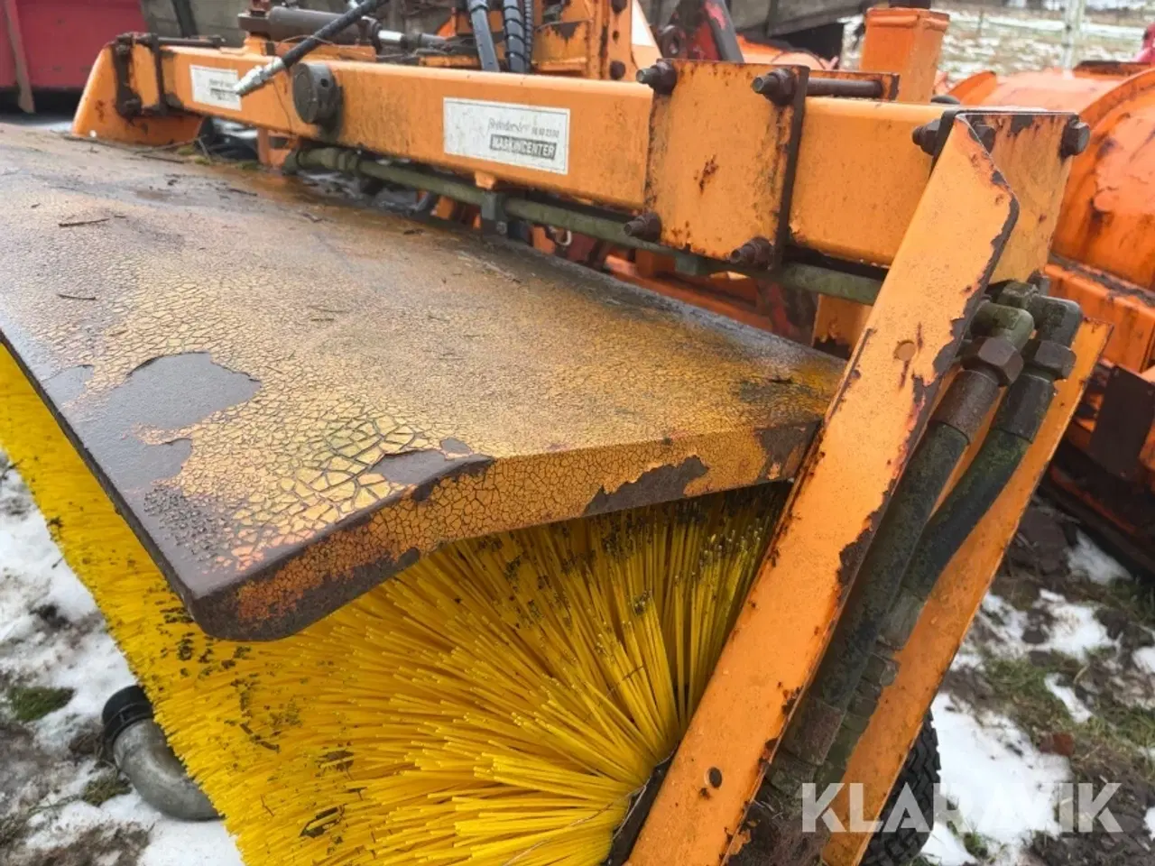 Billede 3 - Hydraulisk fejekost med oliepumpe Am Teho F21975