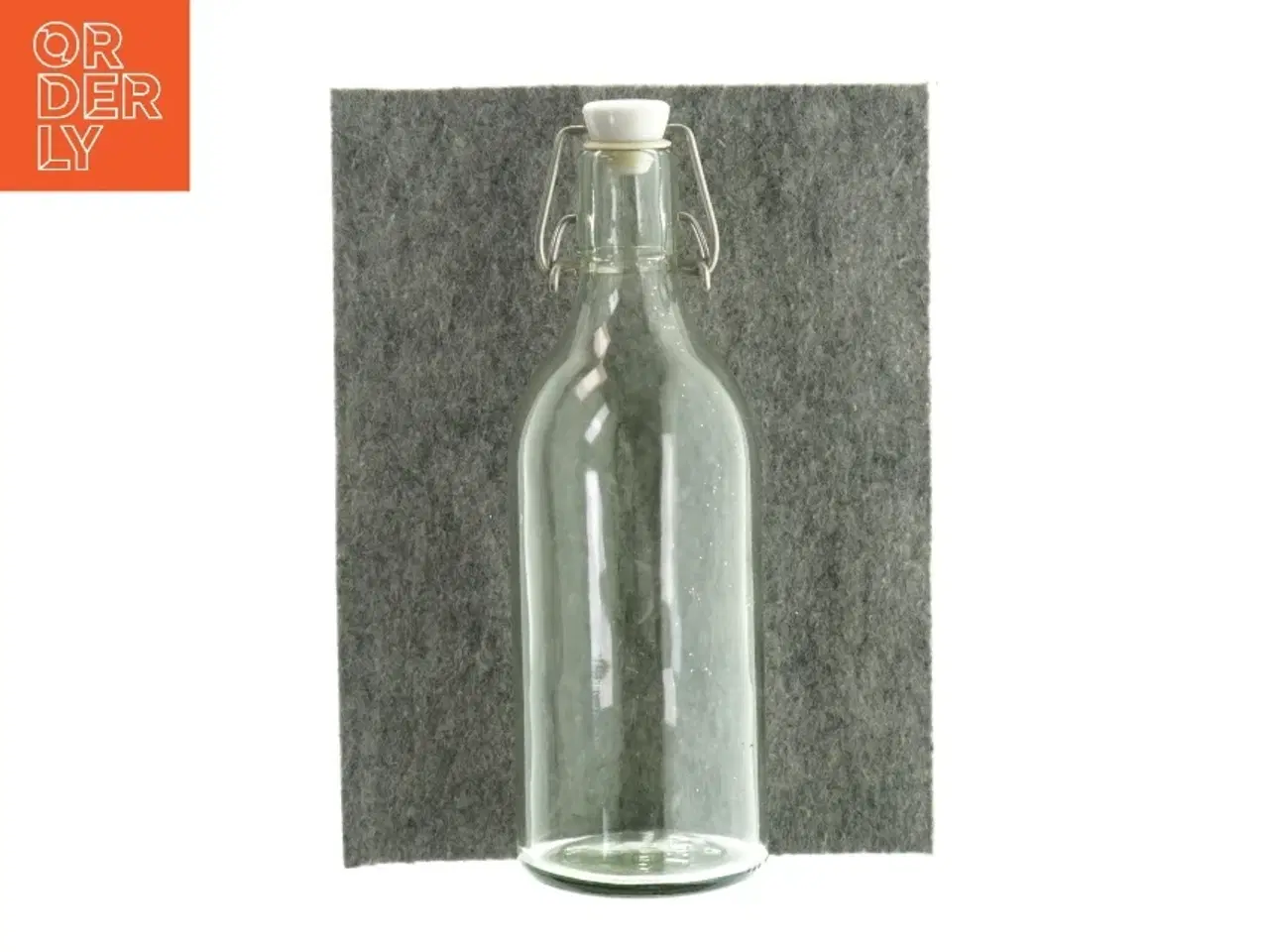 Billede 1 - Glas flaske fra Ikea (str. 25 x 8cm)