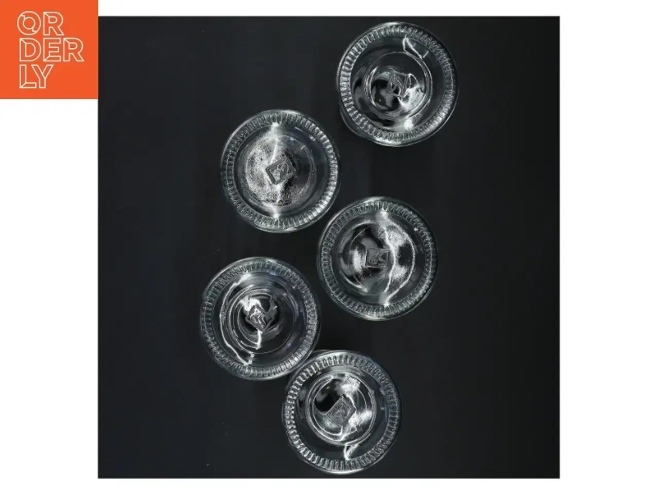 Billede 3 - Sæt med fem glasbeholdere med metal låg (str. 14x8 cm)