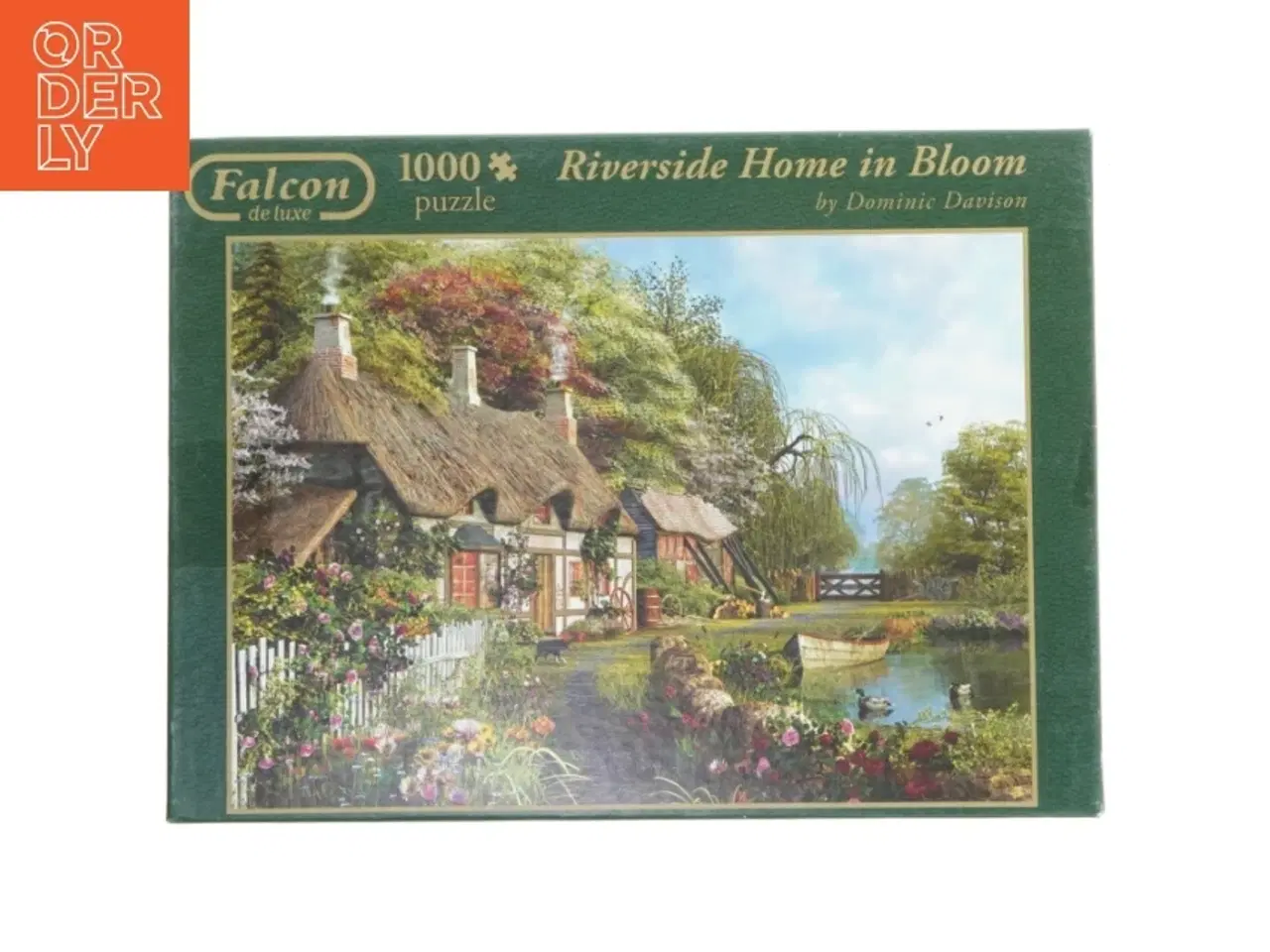 Billede 1 - Riverside Home in Bloom puzzle fra Falcon de luxe (str. 1000 brikker)