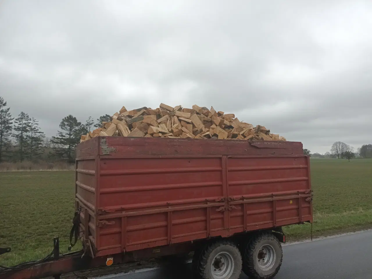 Billede 4 - Brænde af ren bøg 4 meter incl levering 