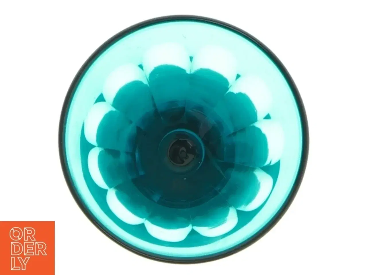 Billede 2 - Turkis glas med stilk (str. Ø 8 cm)