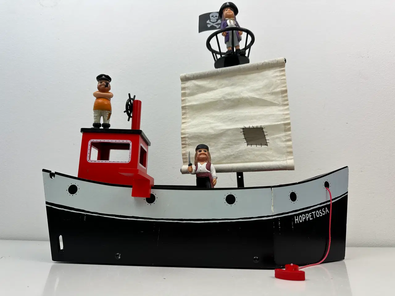 Billede 2 - Pippi Langstrømpe sørøverskib m. figurer (Micki)