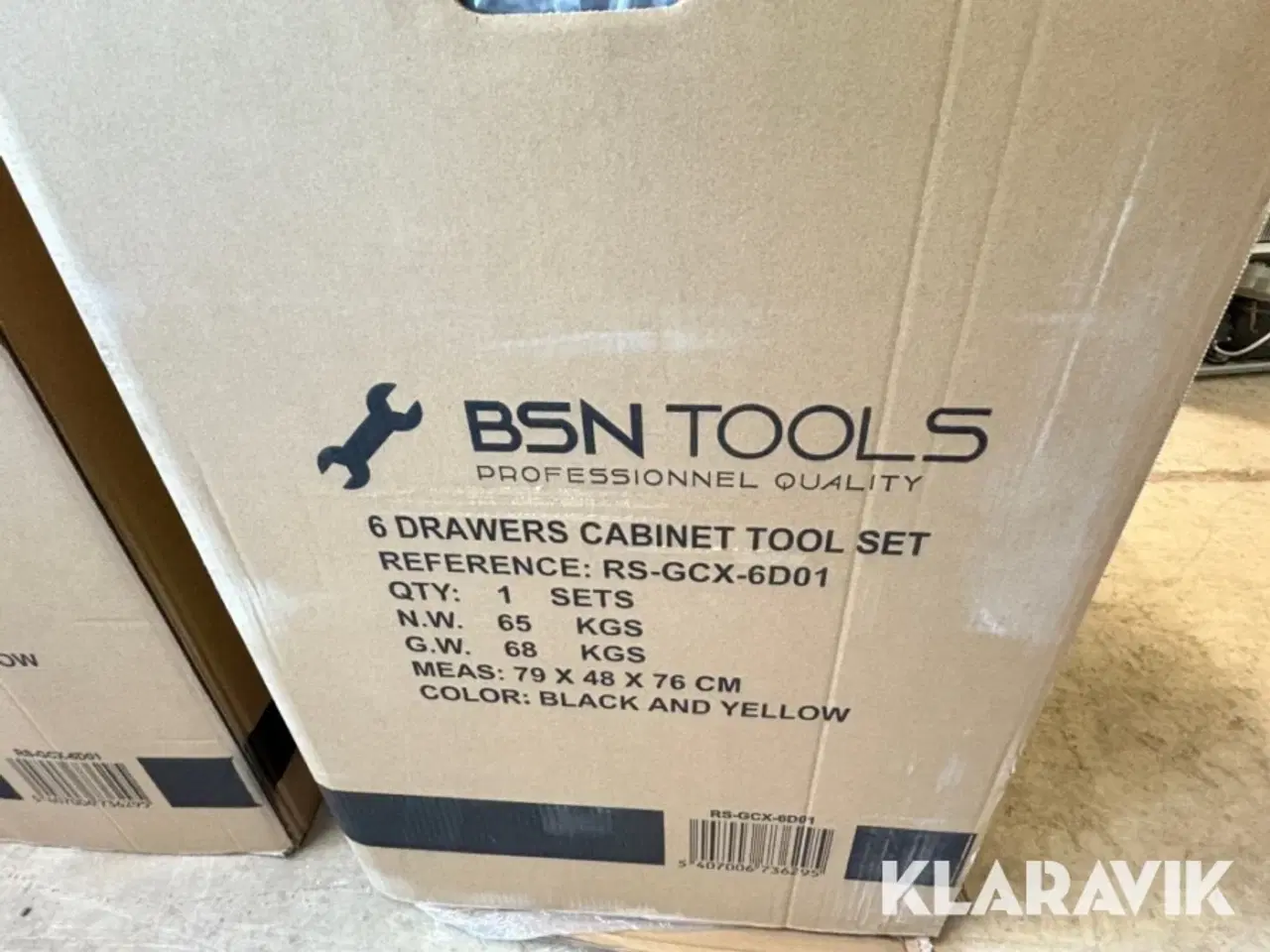 Billede 11 - Værktøjsskab BSN Tools 164 styks værktøj