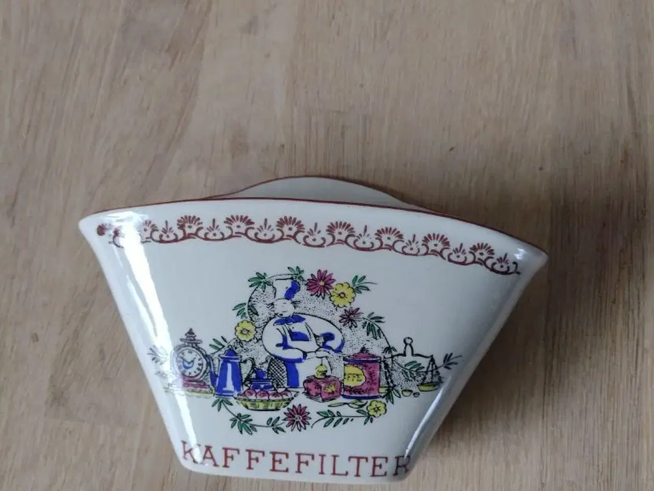 Billede 1 - Kaffefilter holder i porcelæn