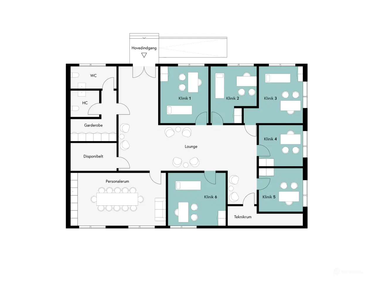 Billede 20 - Klinikfællesskab på Hjertingvej 13 i Varde - Klinik 1