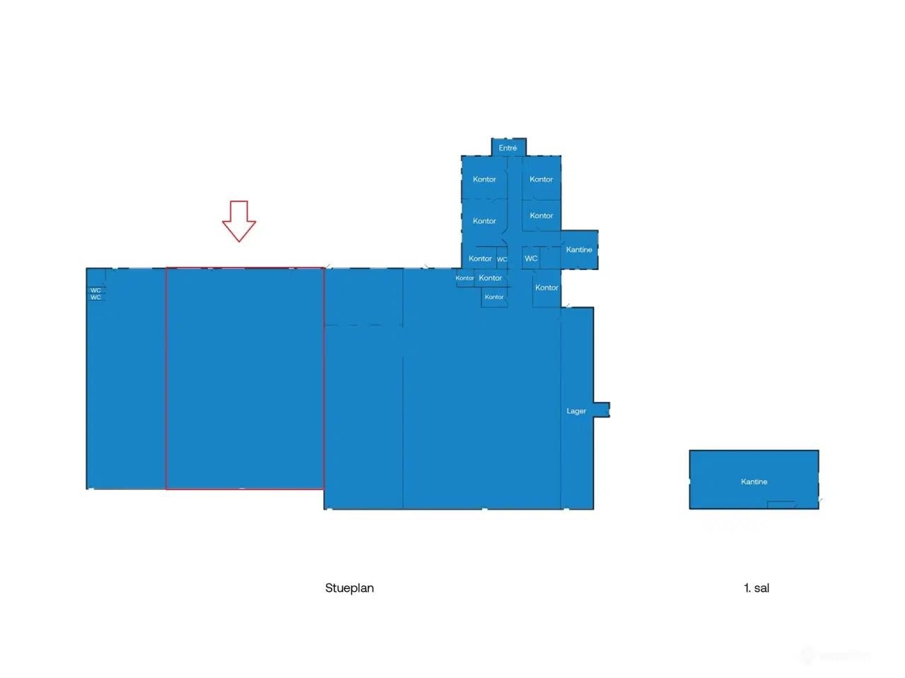 Billede 11 - 2 200 m² isolerede lagerhaller nær E20 på Holkebjergvej i Odense