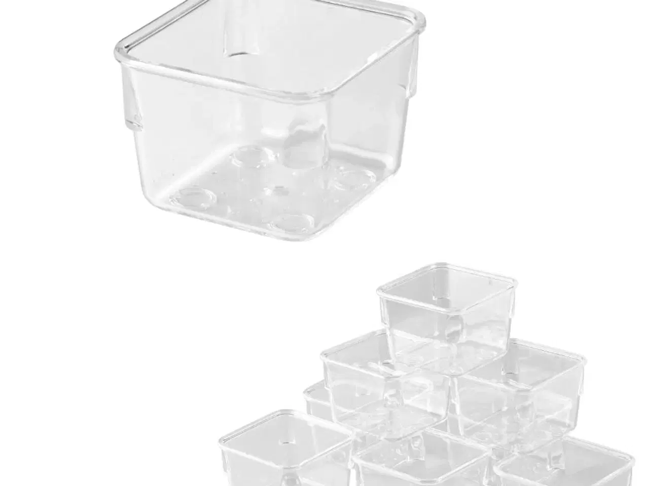 Billede 6 - Skrivebordsorganisator i akryl – sæt med 25 dele, transparent