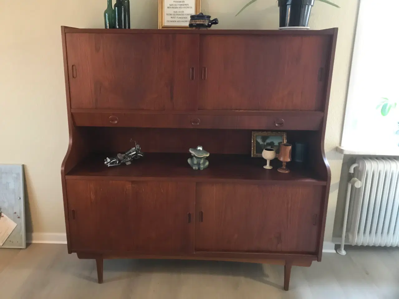 Billede 4 - Teaktræ vitrine/skænk