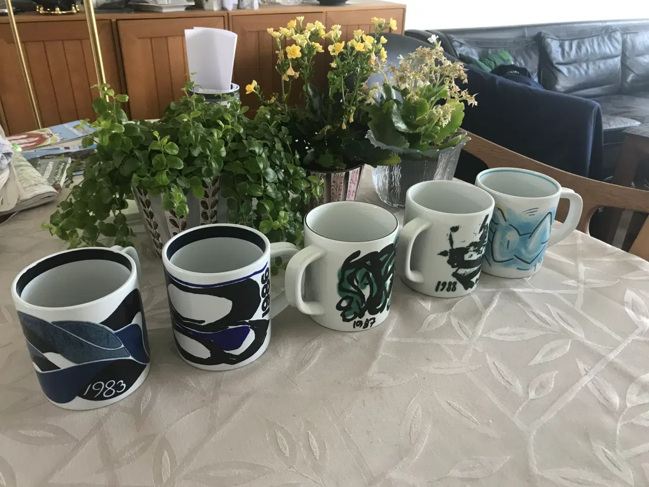 Billede 1 - Store Årskrus, Royal Copenhagen - 5 stk.
