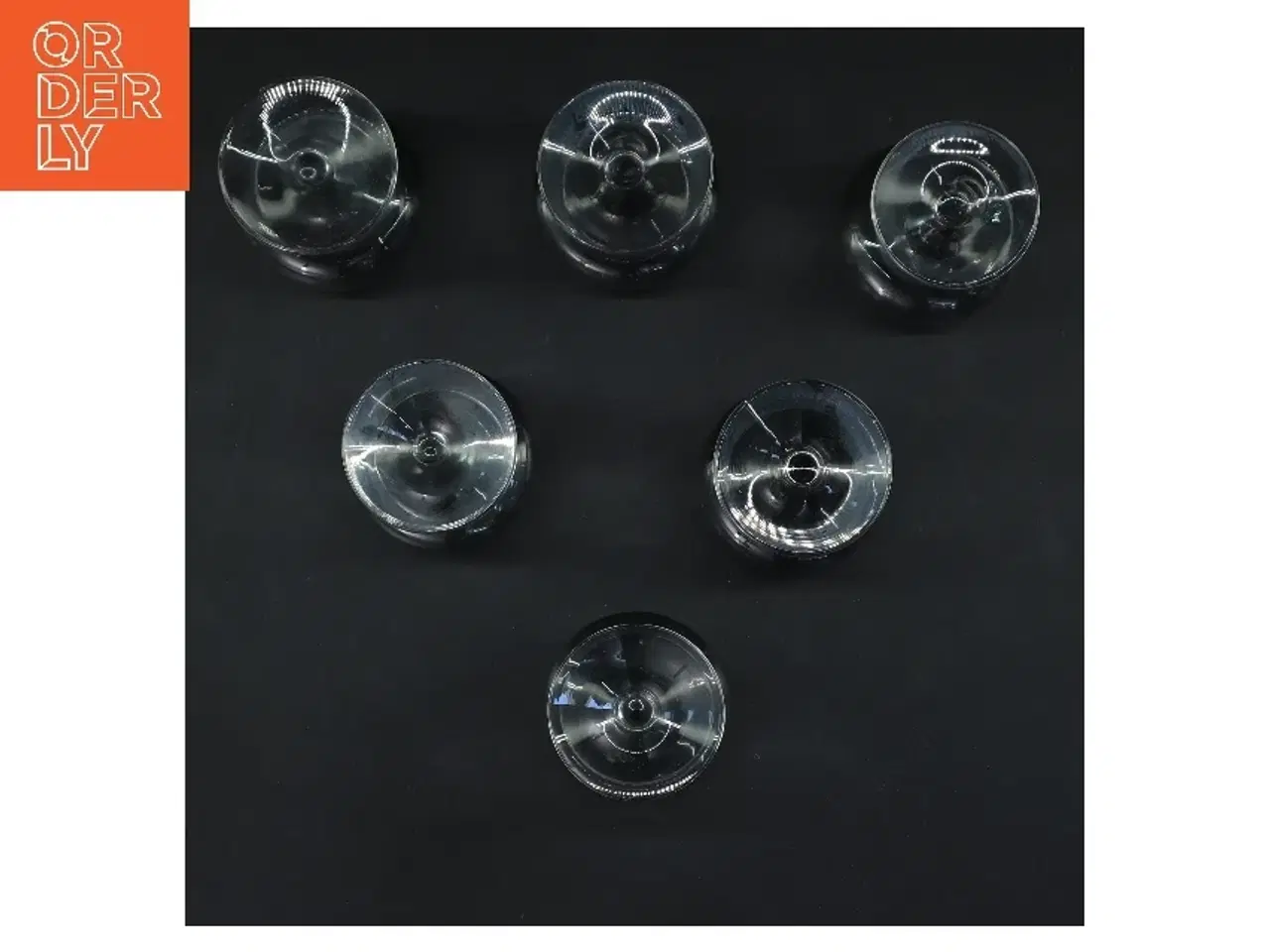Billede 2 - 6 stk. Holmegaard Atlantic portvinsglas (str. 6 stk Ø 5,5 cm længde 9,5 cm)