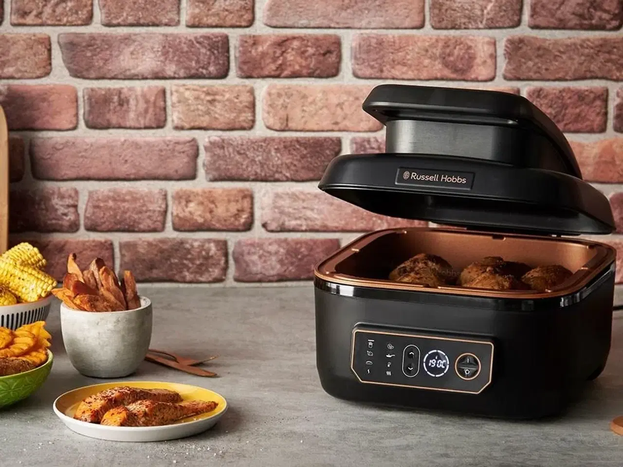 Billede 3 - Russell Hobbs SatisFry Air & Grill multikoger 5,5 l – 1.745 W – Sort