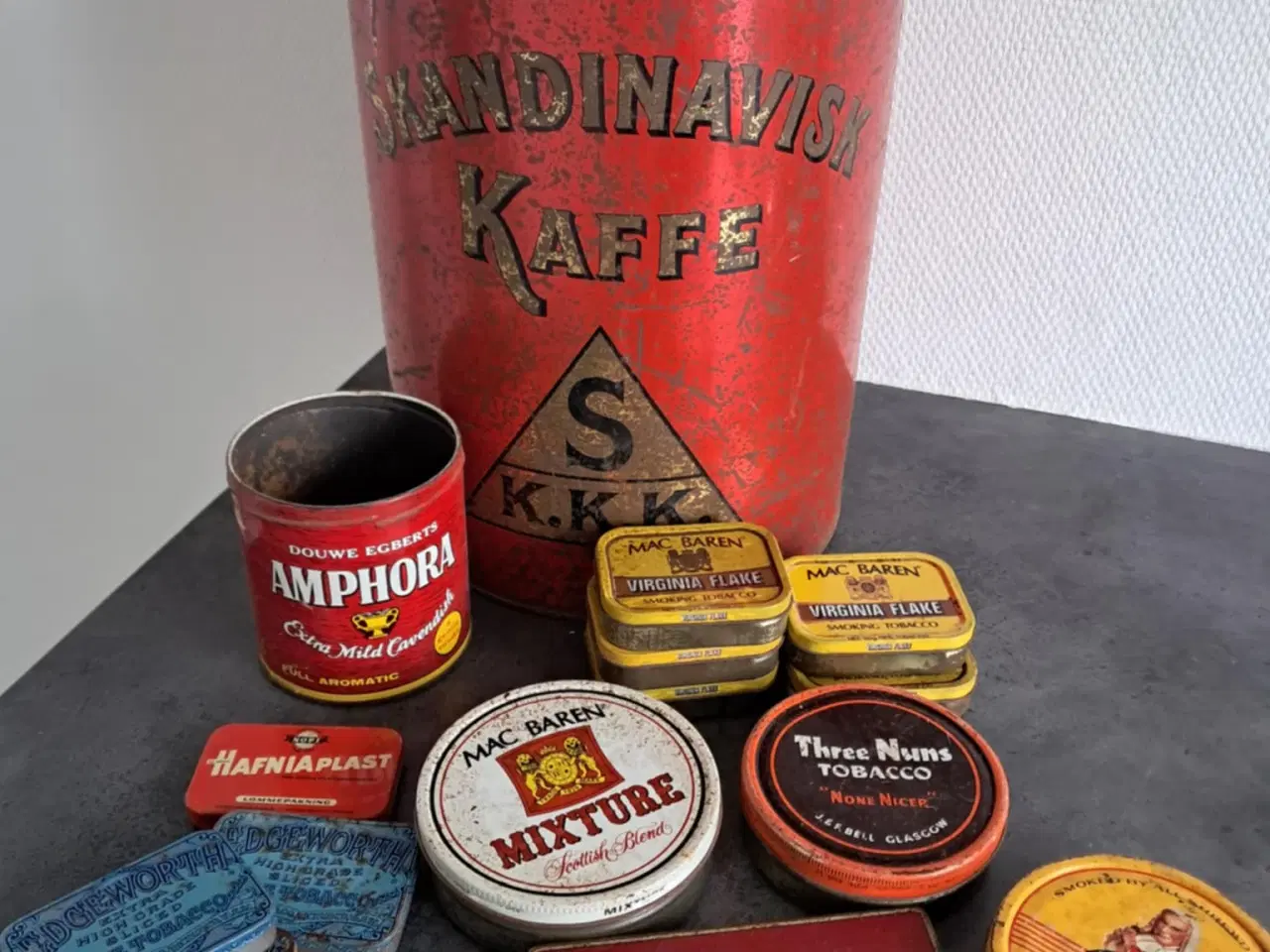 Billede 2 - Gamle forskellige retro dåser. Kaffe, tobak m.m.
