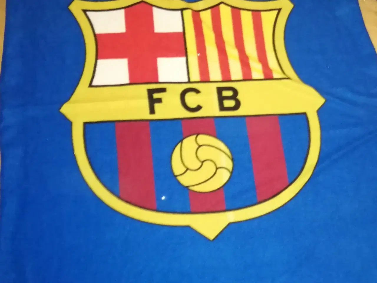 Billede 2 - FC BARCELONA FLEECE TÆPPE, 160X115, I FLOT STAND