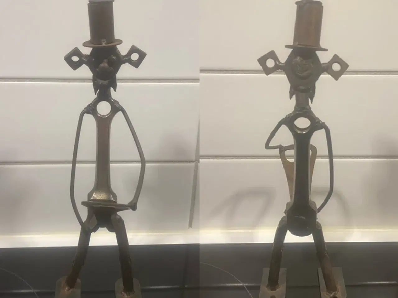 Billede 1 - * UNIK (lidt fræk) oplukker - lavet i genbrugsjern