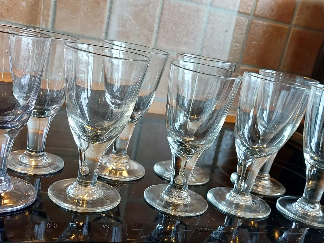 Billede 1 - 9 stk. ABSALON glas - 110 år gammel