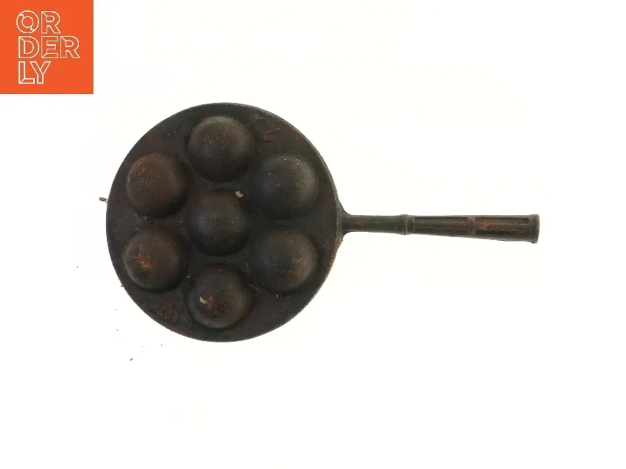 Billede 2 - Vintage æbleskivepande (str. Ø 24,5 cm)