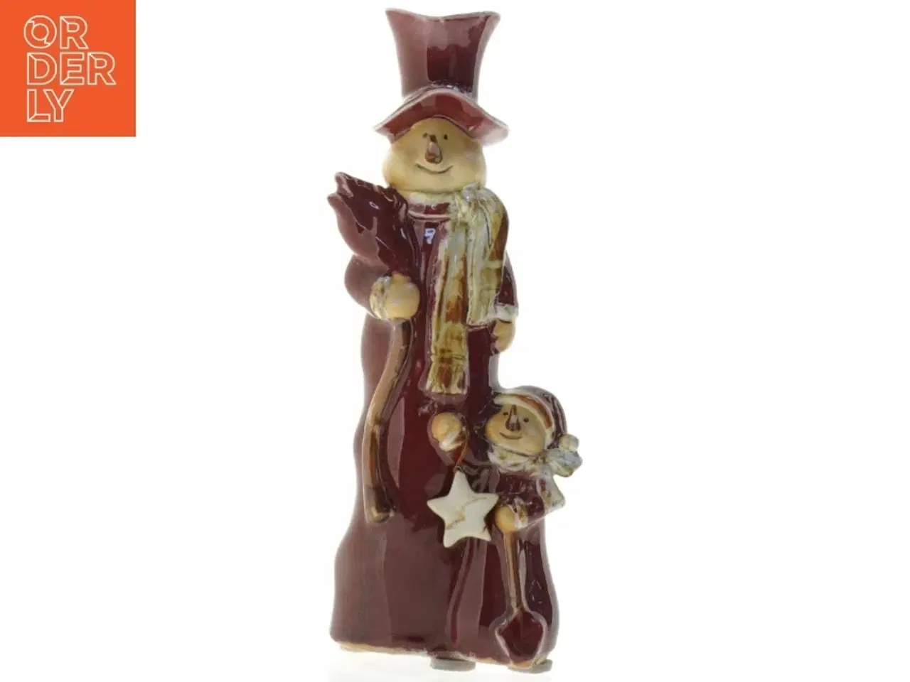 Billede 1 - Porcelænsfigur (str. 29 x 11 x 7 cm)