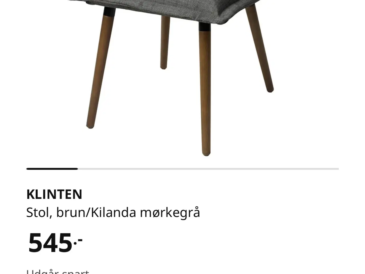 Billede 1 - 6 spisebordsstole sælges IKEA KLINTEN 