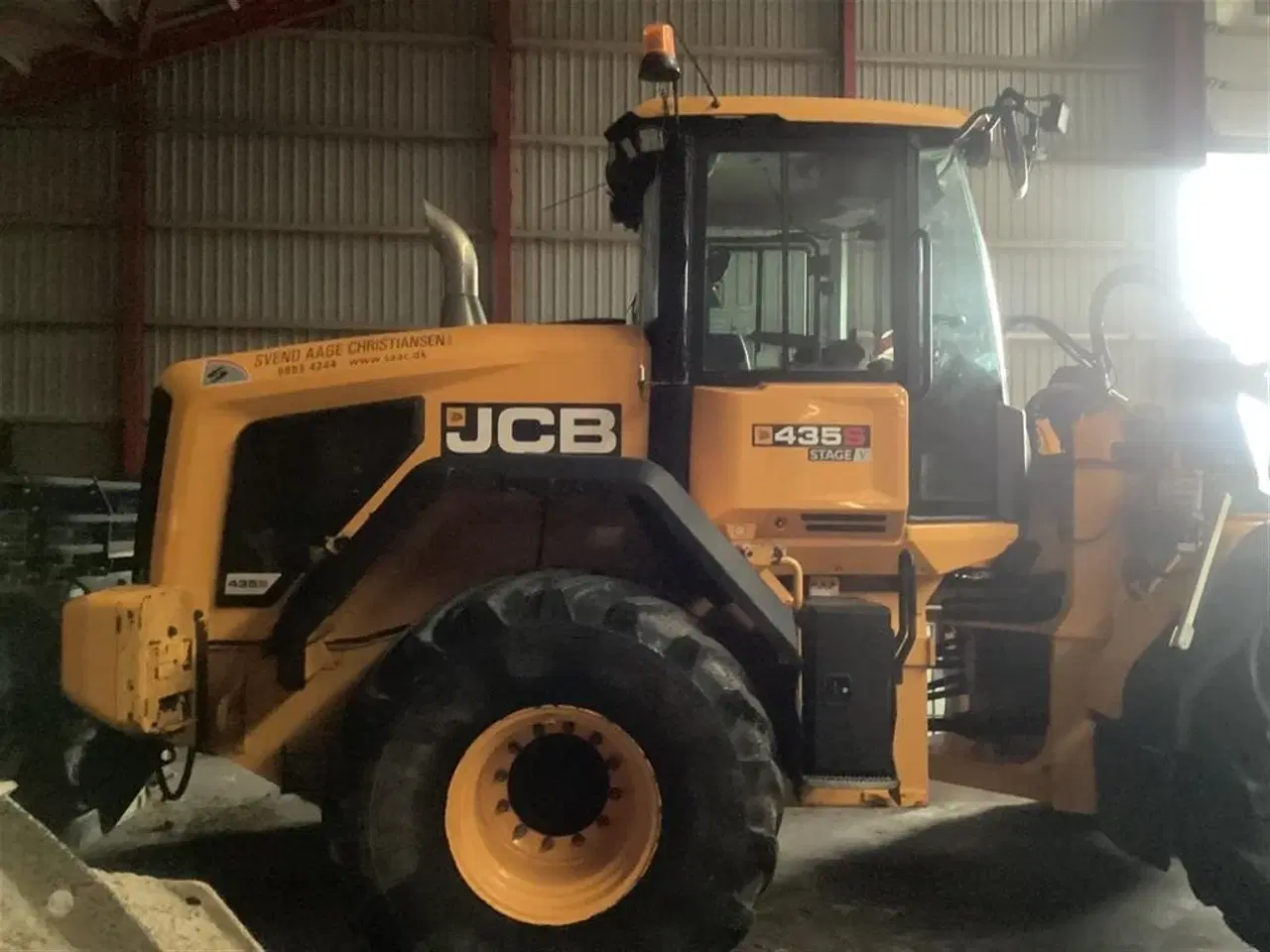 Billede 4 - JCB 435S Agri med vægt og centralsmøring