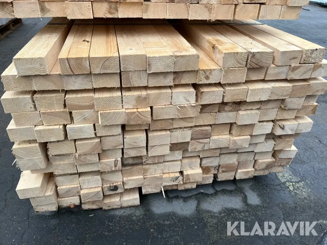 Billede 5 - Tømmer Lægter 45x75 RU 3 paller (390styk)