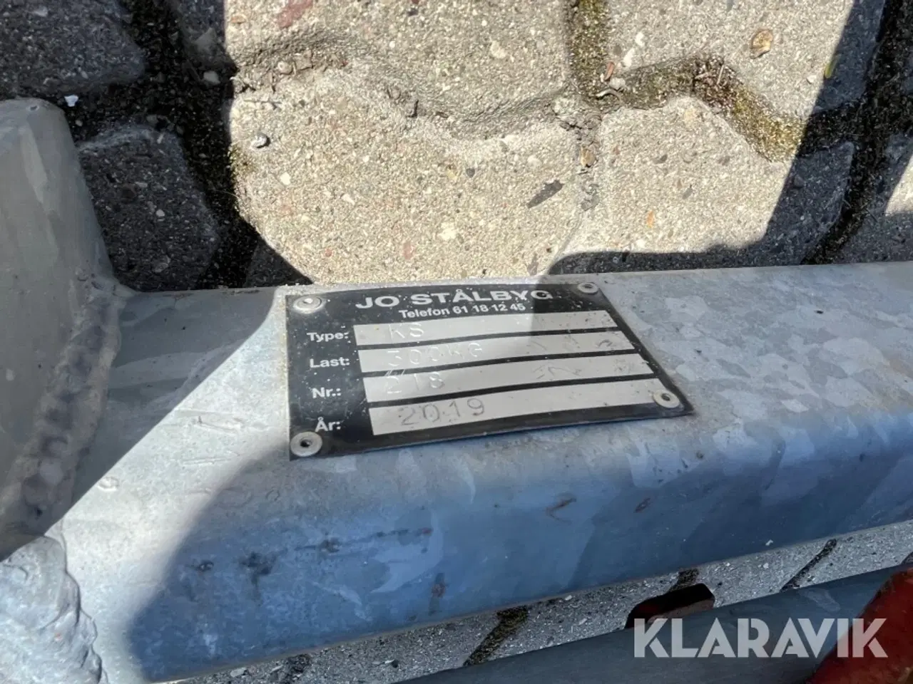 Billede 6 - Svingkraner til platform 300kg - 3 styk
