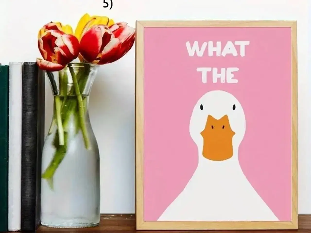 Billede 1 - * Lærredsmaleri; What The Duck