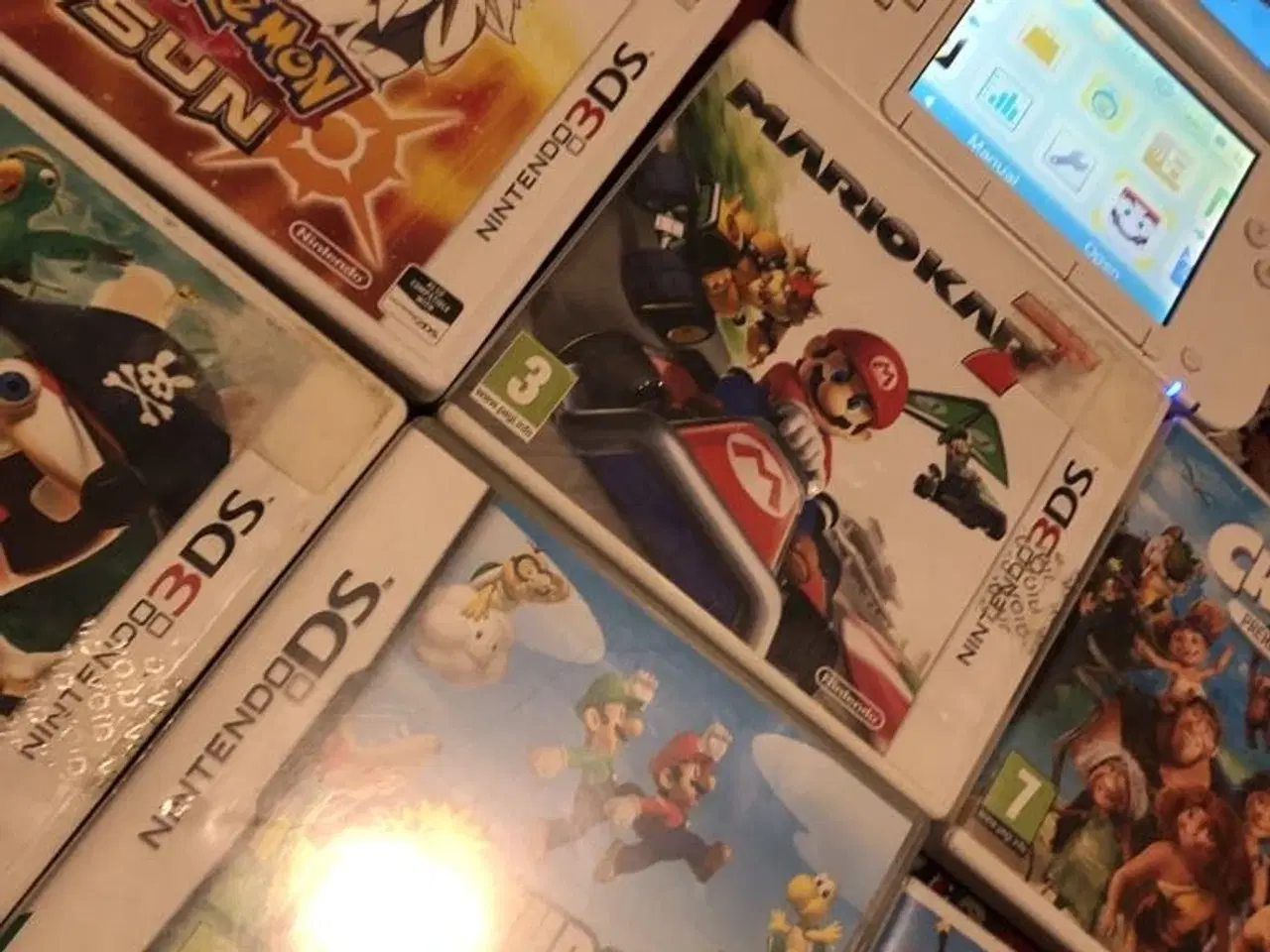 Billede 2 - Nintendo 3DS XL + 7 spil : Super Mario 3D Land, Su