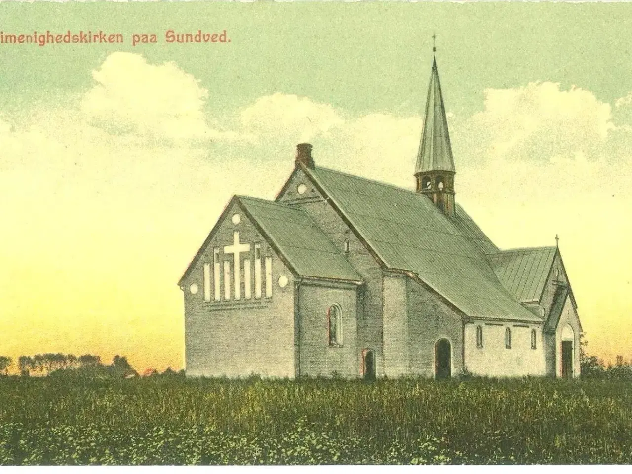 Billede 1 - Kirken på Sundeved, 1913
