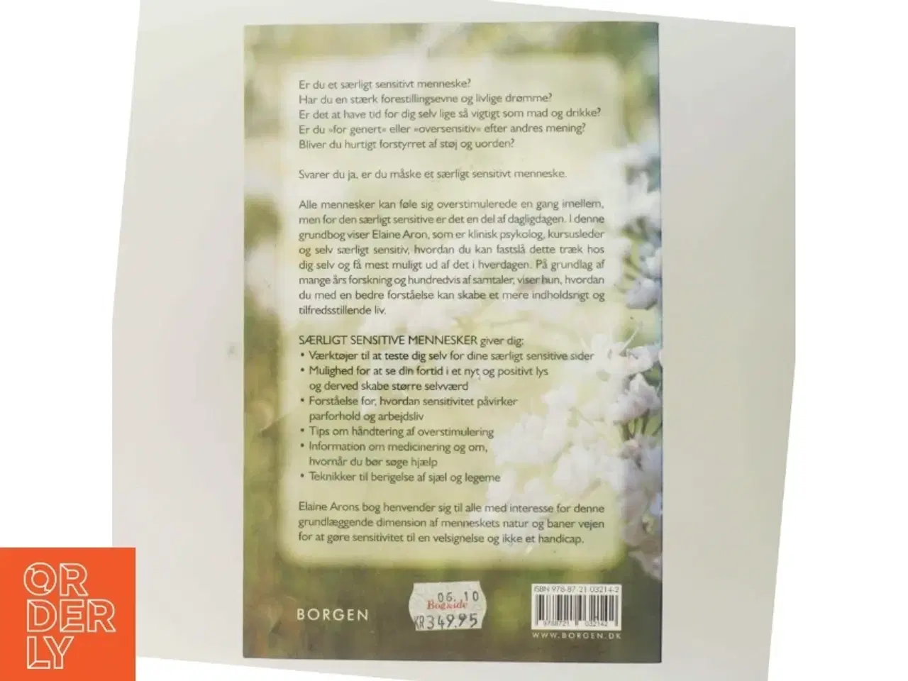 Billede 3 - Særligt sensitive mennesker : hvordan man trives, selv om verden er overvældende af Elaine N. Aron (Bog)