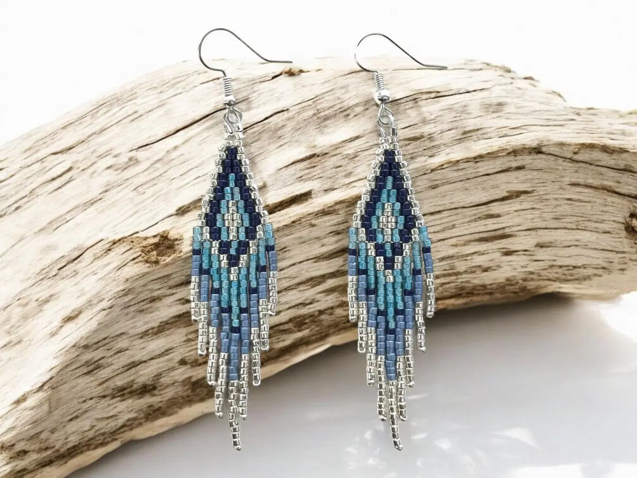 Billede 1 - Grønlandske perle øreringe 