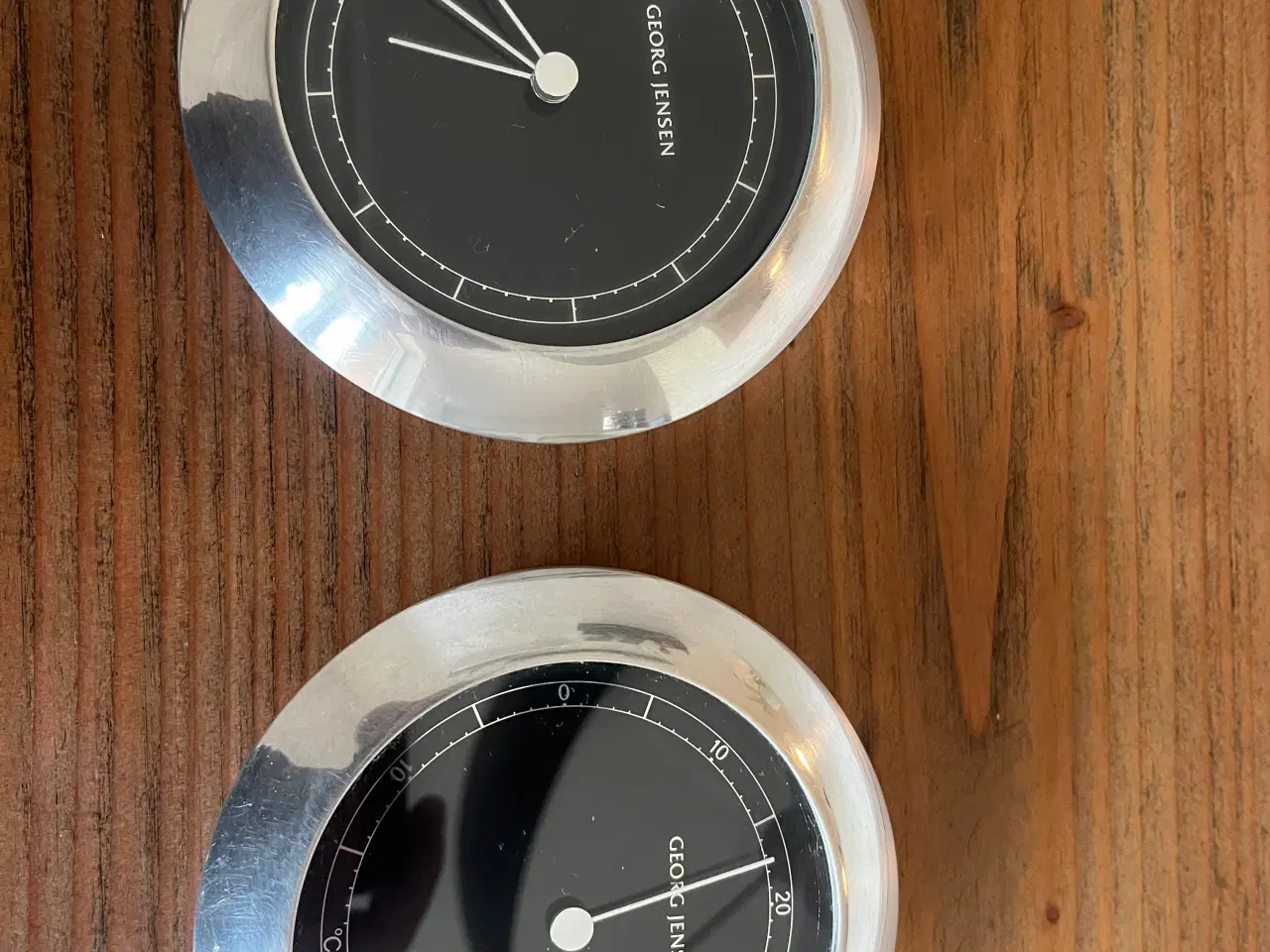 Billede 1 - Georg Jensen ur og termometer sæt
