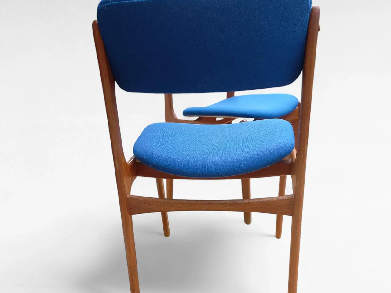 Billede 4 - Sæt af 2 Erik Buck Model 49 Spisestuestole i Teak 