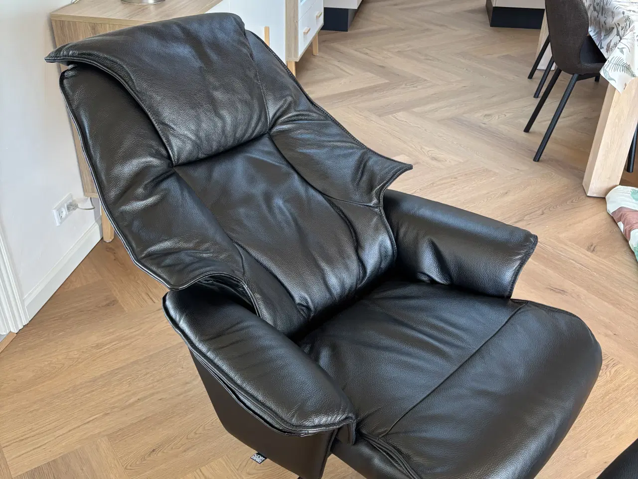 Billede 9 - Læder lænestol