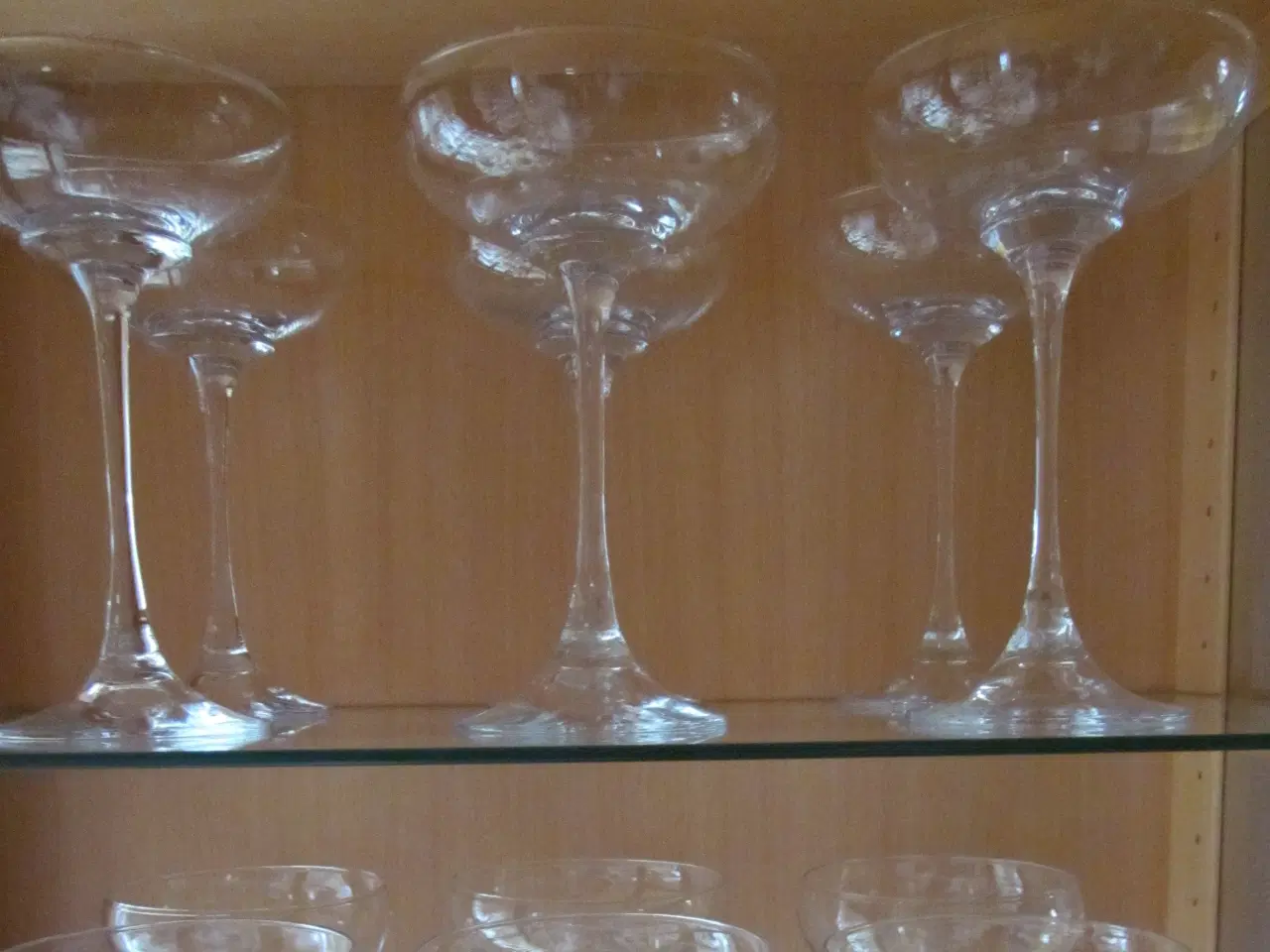 Billede 3 - 12 stk champagneskåle Holmegård Plaisir glas