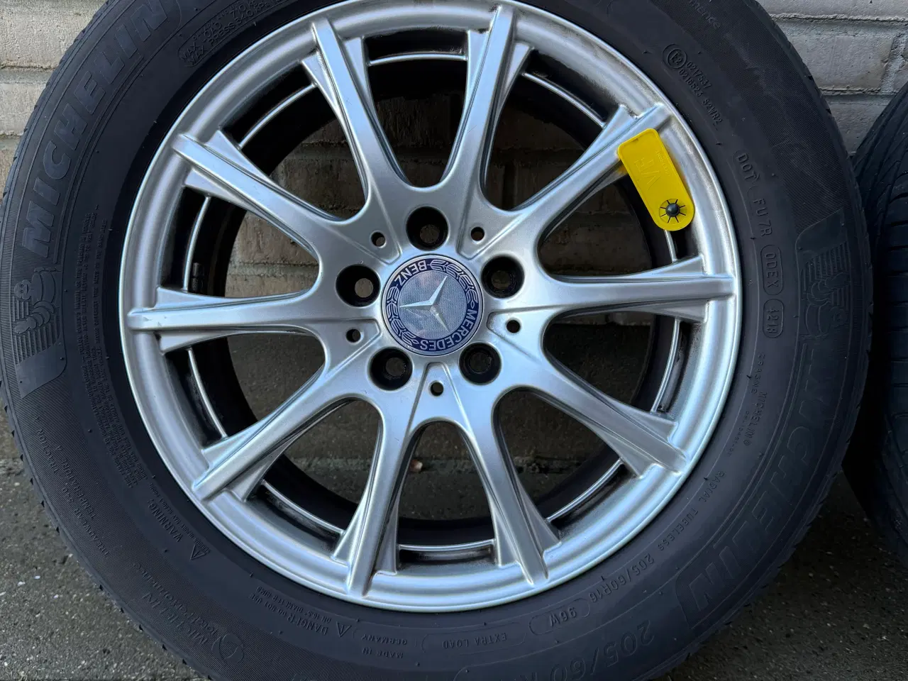 Billede 3 - Mercedes Cklasse w205 org alufælge 16'