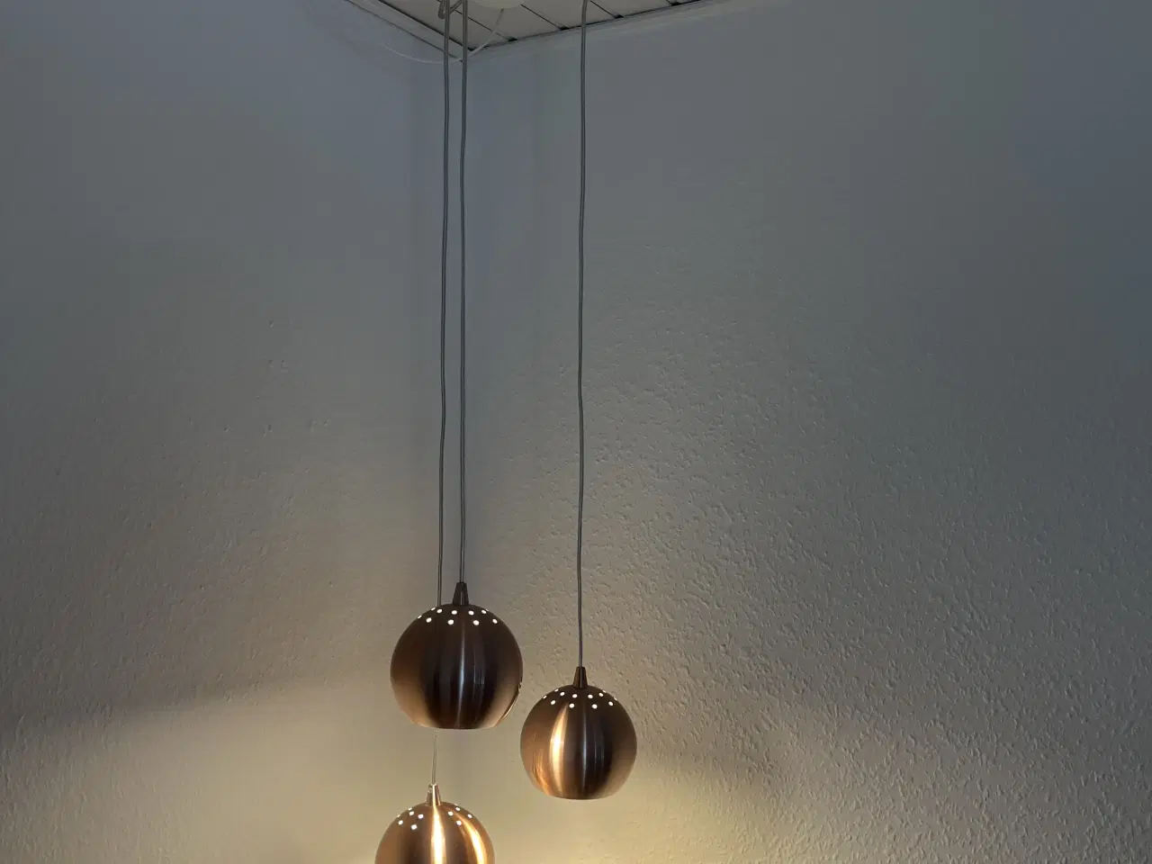 Billede 2 - Loftlampe ( pendel ) kobber
