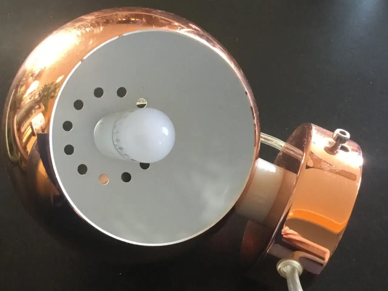 Billede 3 - Fra sen Ball lamper, kobber farvet