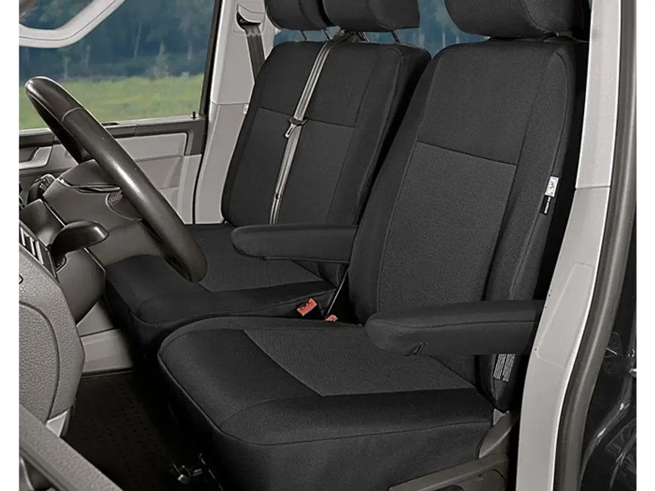 Billede 1 - Sædeovertræk 1+2 VW Transporter T5 2003- & T6 2015-
