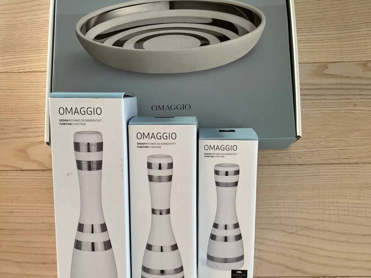 Billede 1 - Kähler sæt OMAGGIO sølvstriber