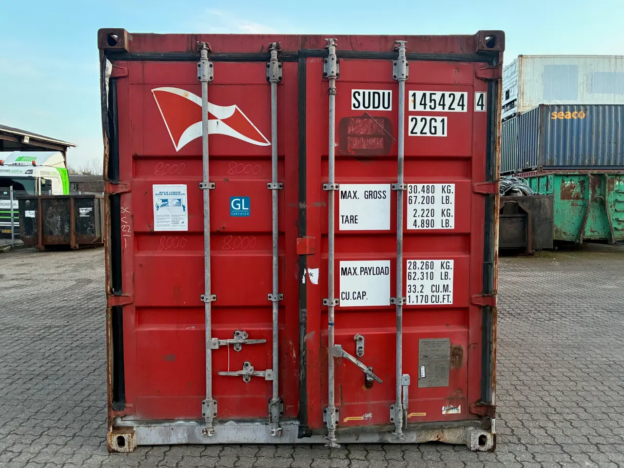 Billede 1 - 20 fods Container- ID: SUDU 145424-4