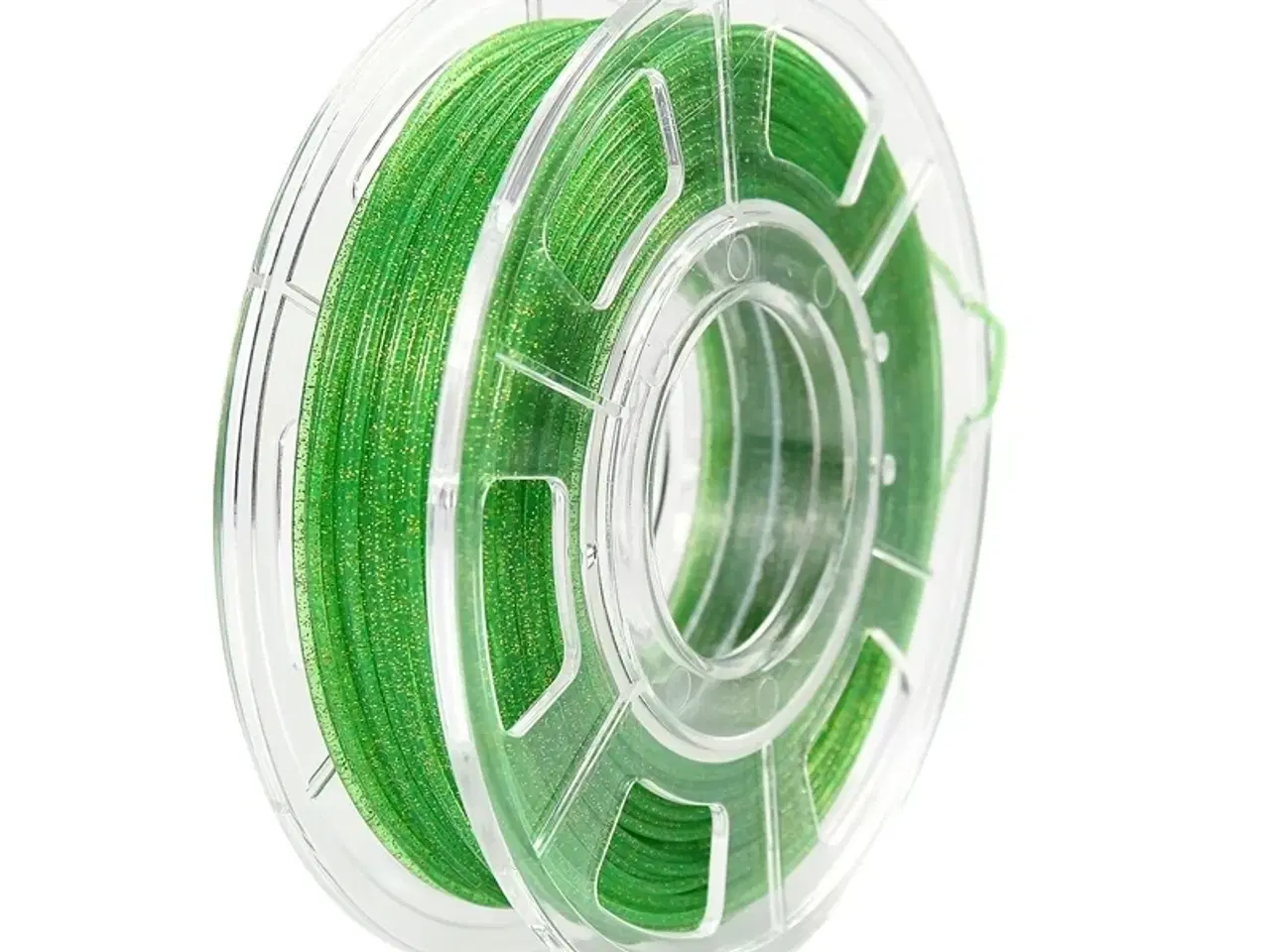 Billede 1 - SKILPRO - PLA Glitter luminous starry - Starry green - 1kg