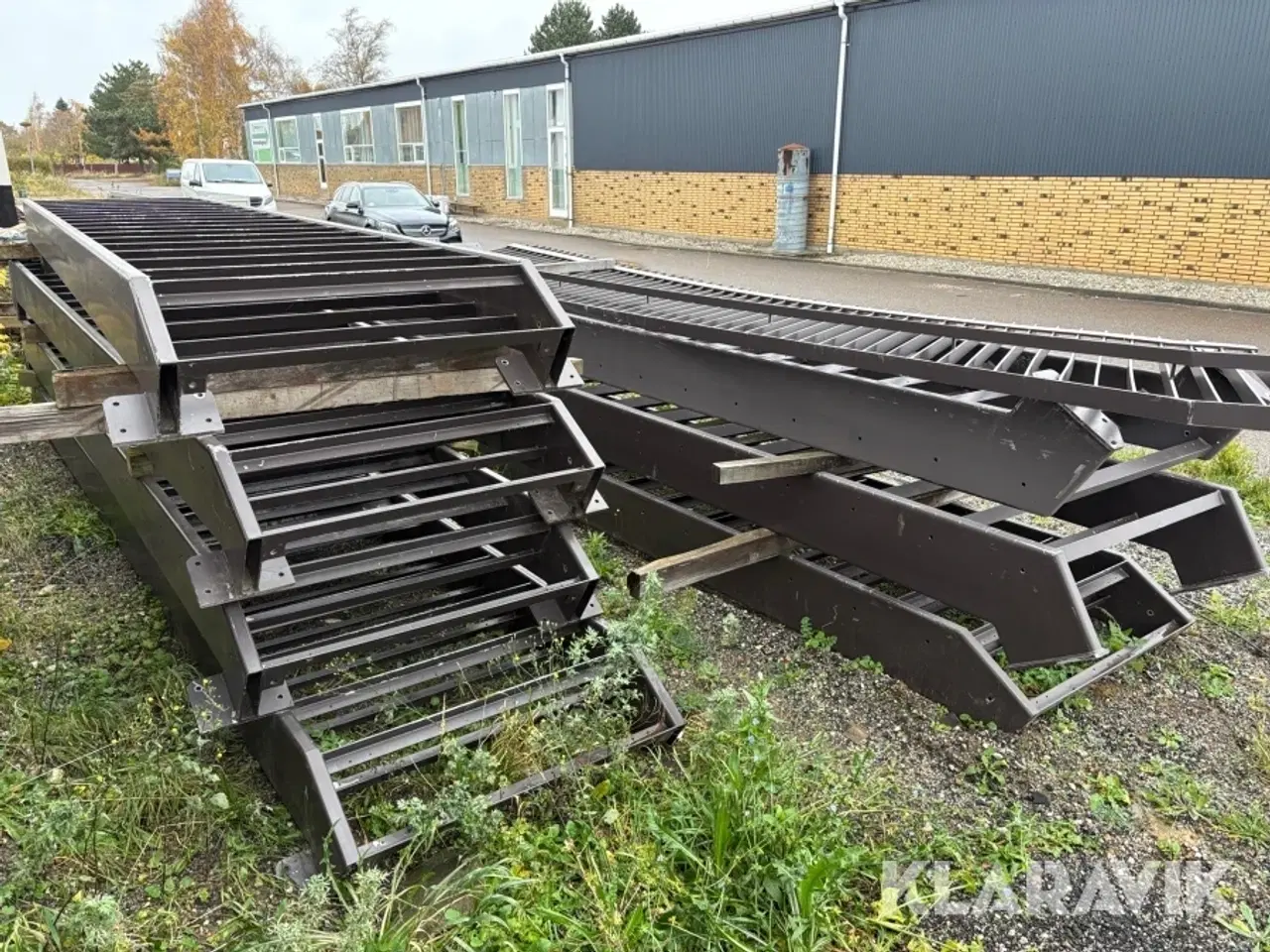 Billede 1 - Galvaniseret trapper inkl gelænder 7 styk