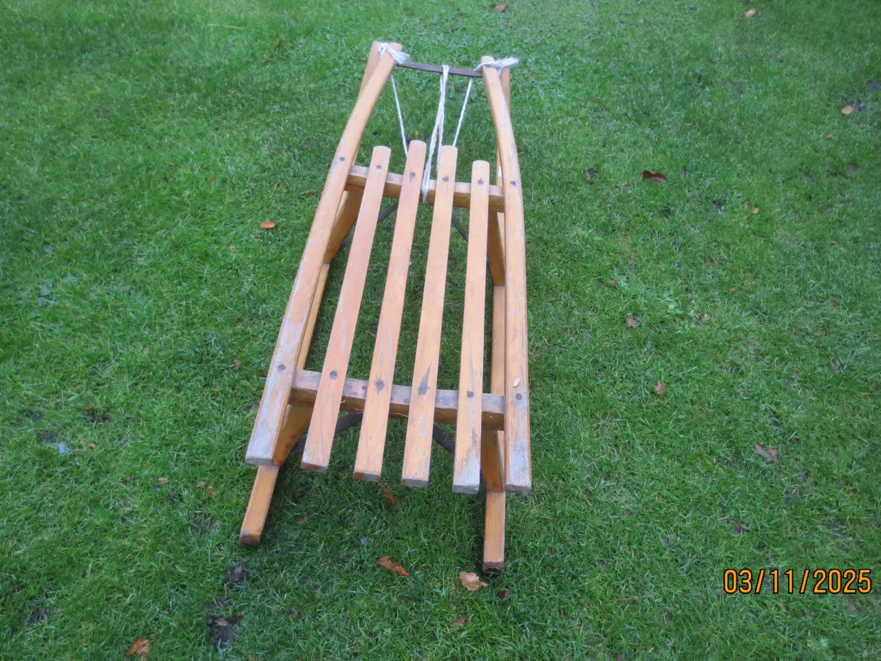 Billede 2 - 1 stkl Retro Kælk/Slæde i Træ